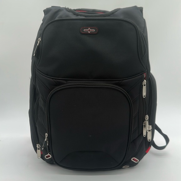 elleven™ Amped Checkpoint-Friendly TSA 17" Laptop Computer Backpack Bag Black - Picture 1 of 16